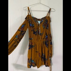 NWT She + Sky Floral Romper